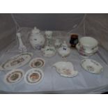 SELECTION OF LATE 20TH C AYNSLEY ,DOULTON & ROYAL ALBERT CHINA [£12-£25]