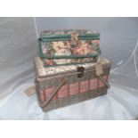 TWO LADIES SEWING BASKETS EST [£10-£20]