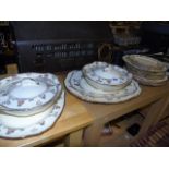 ALFRED MEAKIN WILLOWETTE PATTERN DINNER SET EST [£30-£60]