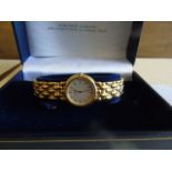 SEIKO LADIES GOLD COLOURED WRIST WATCH WITH BOX EST [£12- £25]