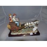 RESIN FIGURES DRIVING OF A HORSE & CART EST [£5-£12]