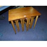 NEST OF TEAK TABLES EST [£20- £40]