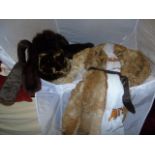 CONEY FUR COAT ,A FUR SHOULDER PIECE & OTHERS EST [£12- £25]