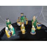 SELECTION OF 6 CHINESE MUD MAN FIGURES EST [£40-£80]