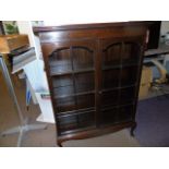 MAHOGANY CHINA CABINET EST [£30-£60]