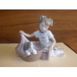 NAO FIGURE OF A CHILD & PUPPY EST [£ 10- £20]