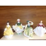 ROYAL DOULTON FIGURINES LISA ,BUTTERCUP,BECKY ,CORLALIE, EST [£20-£40]