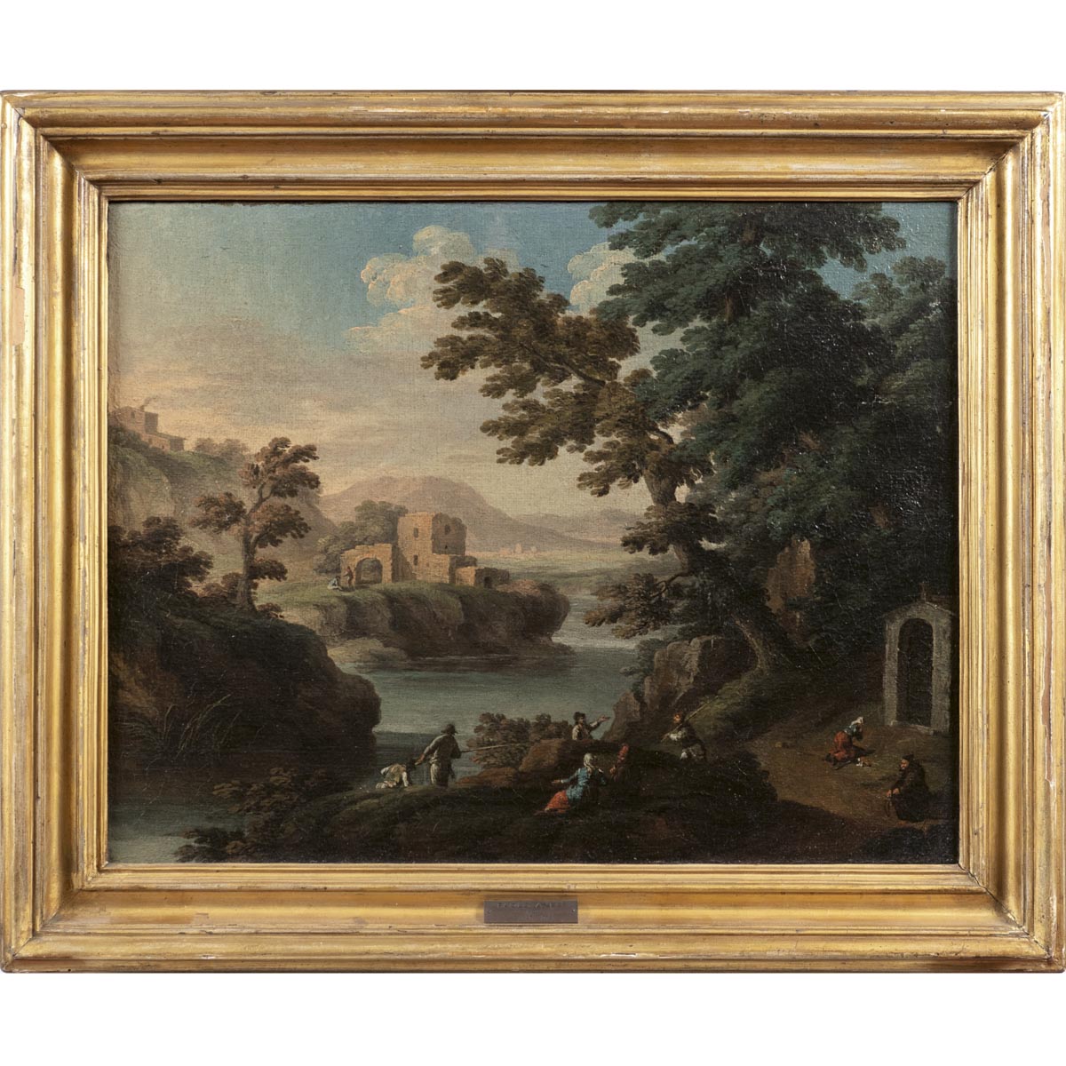 Paolo Anesi Roma 1697 - 1773 37x47 cm.