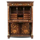 Mahogany secretaire Holland, 19th century 146x103x51,5 cm.