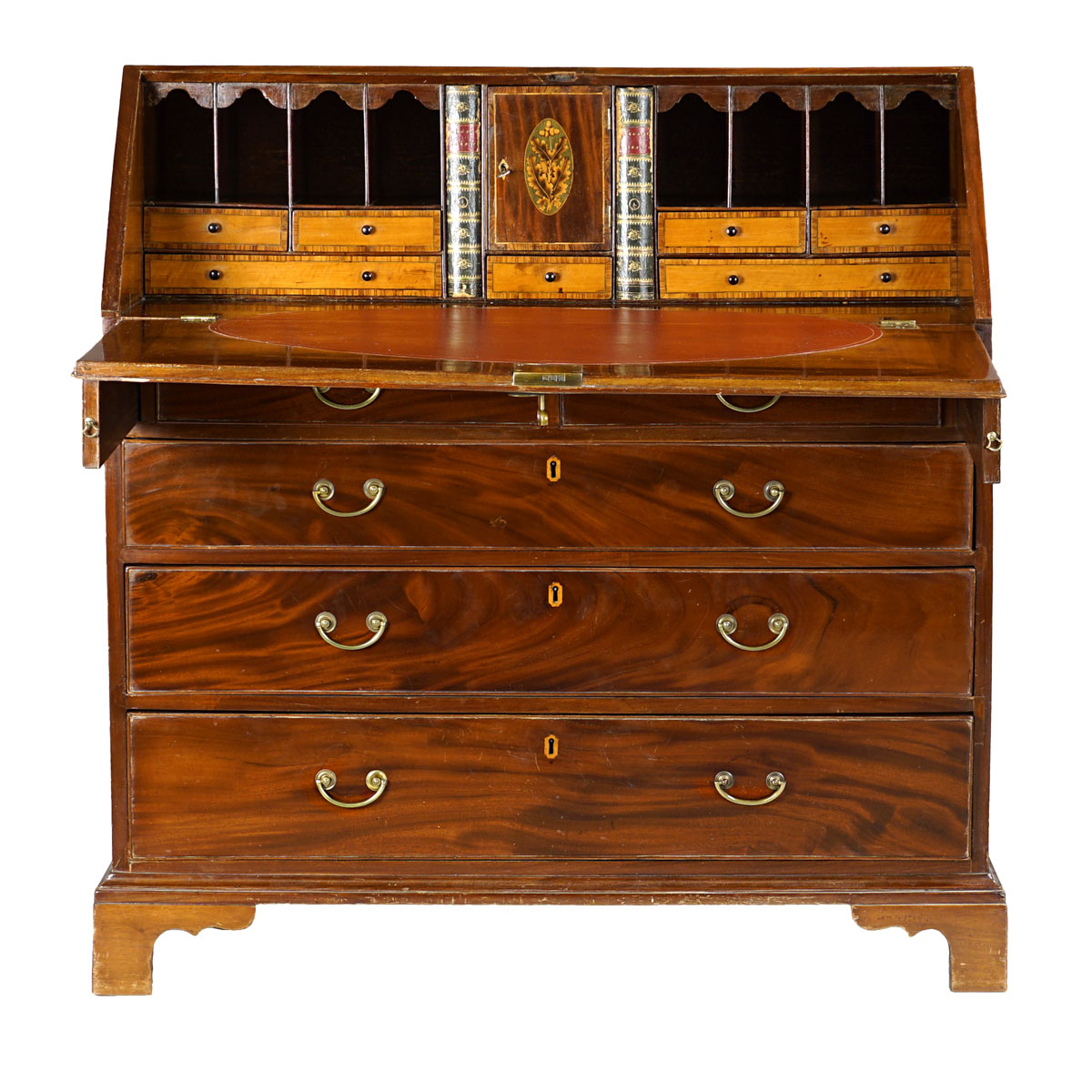 Mahogany flap furniture England, 18th - 19th century 109x105x50 cm. - Image 2 of 2