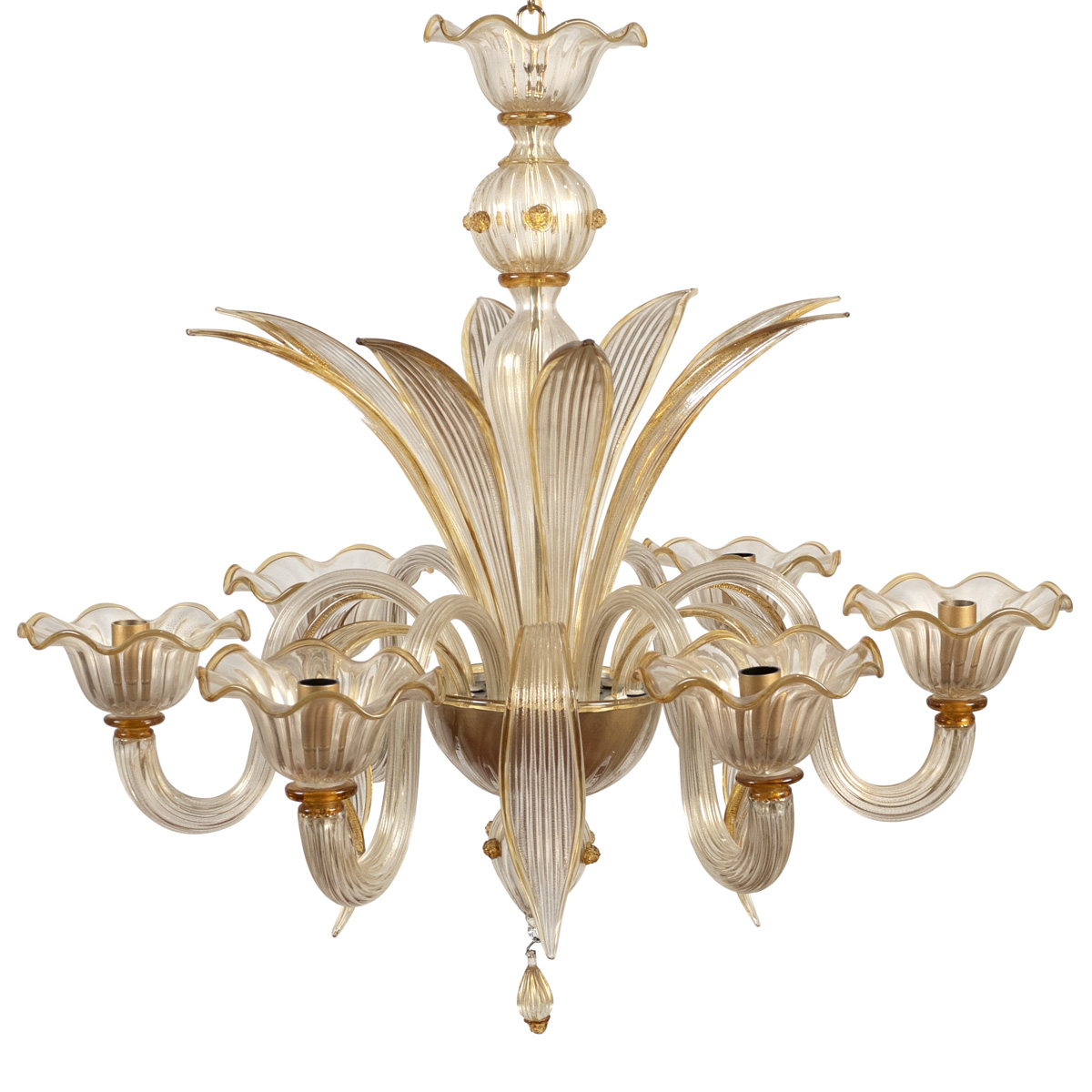 Murano glass chandelier 20th century 70x70 cm.