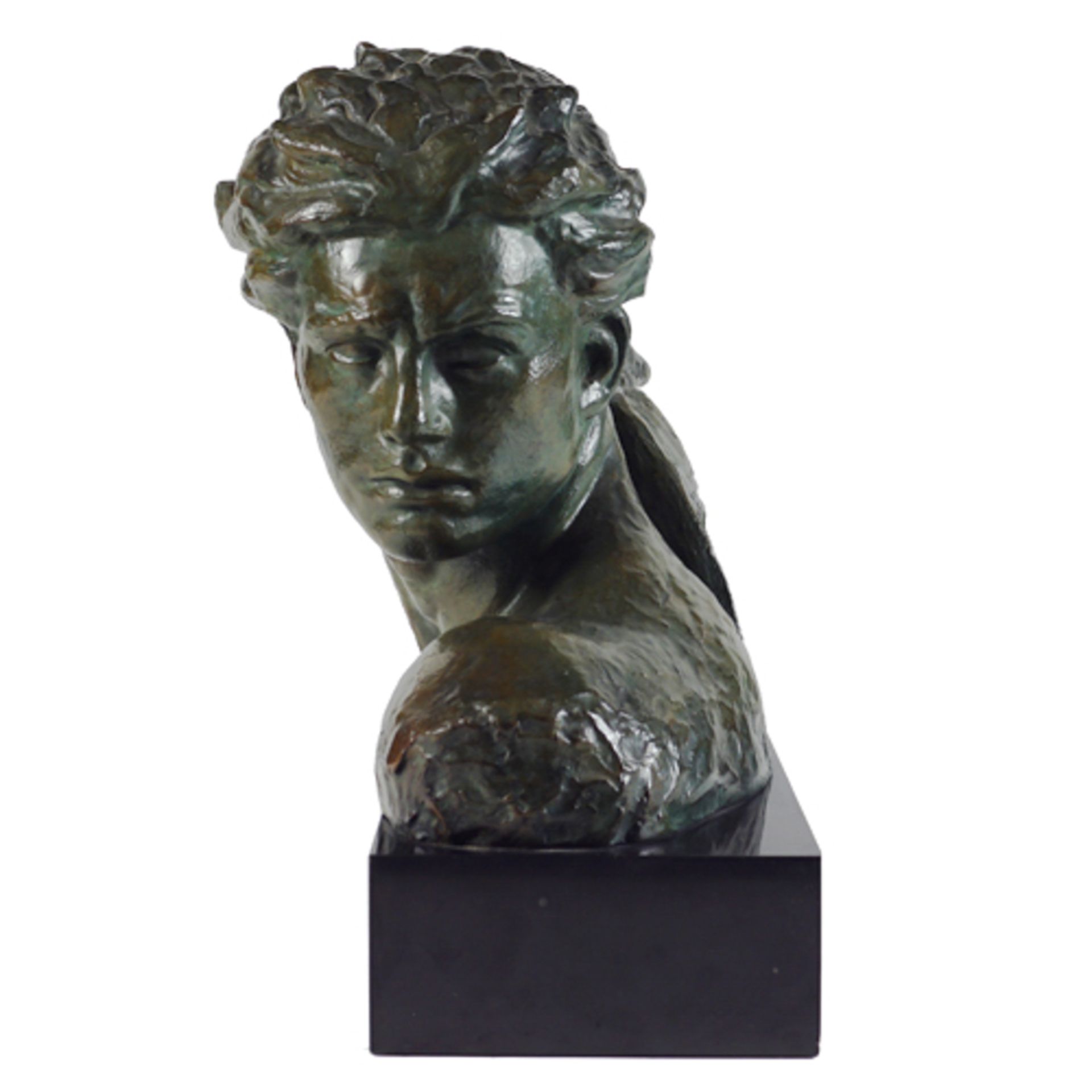 Alexander Kelety Ungheria, 1874 - 1940 bronze 29x54x22 cm. - Bild 2 aus 4