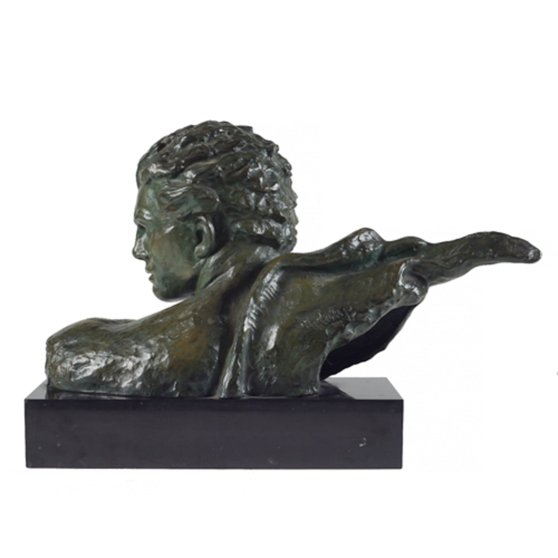 Alexander Kelety Ungheria, 1874 - 1940 bronze 29x54x22 cm. - Image 3 of 4