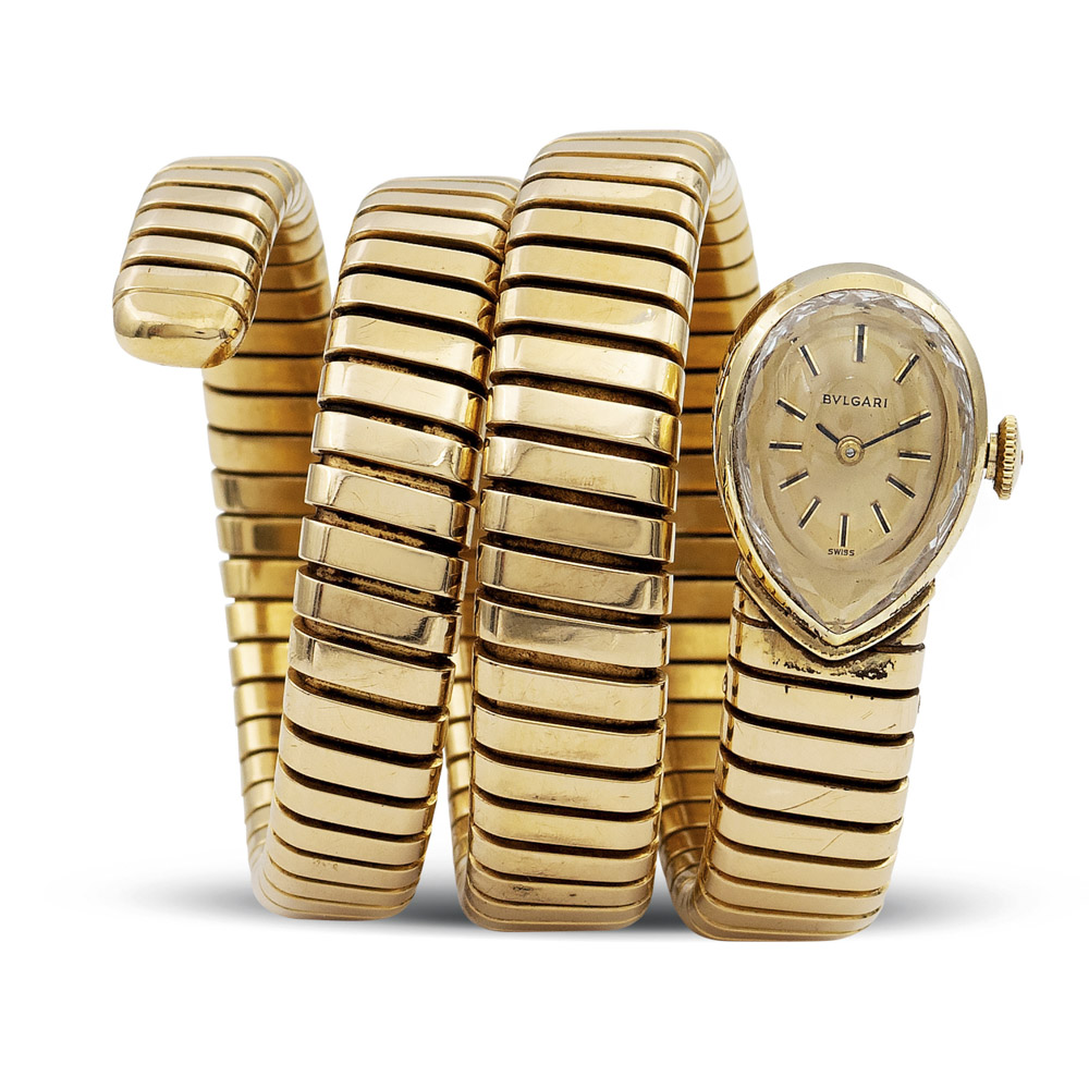 Bulgari, snake bracelet watch 1960/70s weight 97,7 gr.