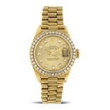 Rolex Oyster Perpetual Datejust Lady, ladies watch year 1996 weight 70,2 gr.