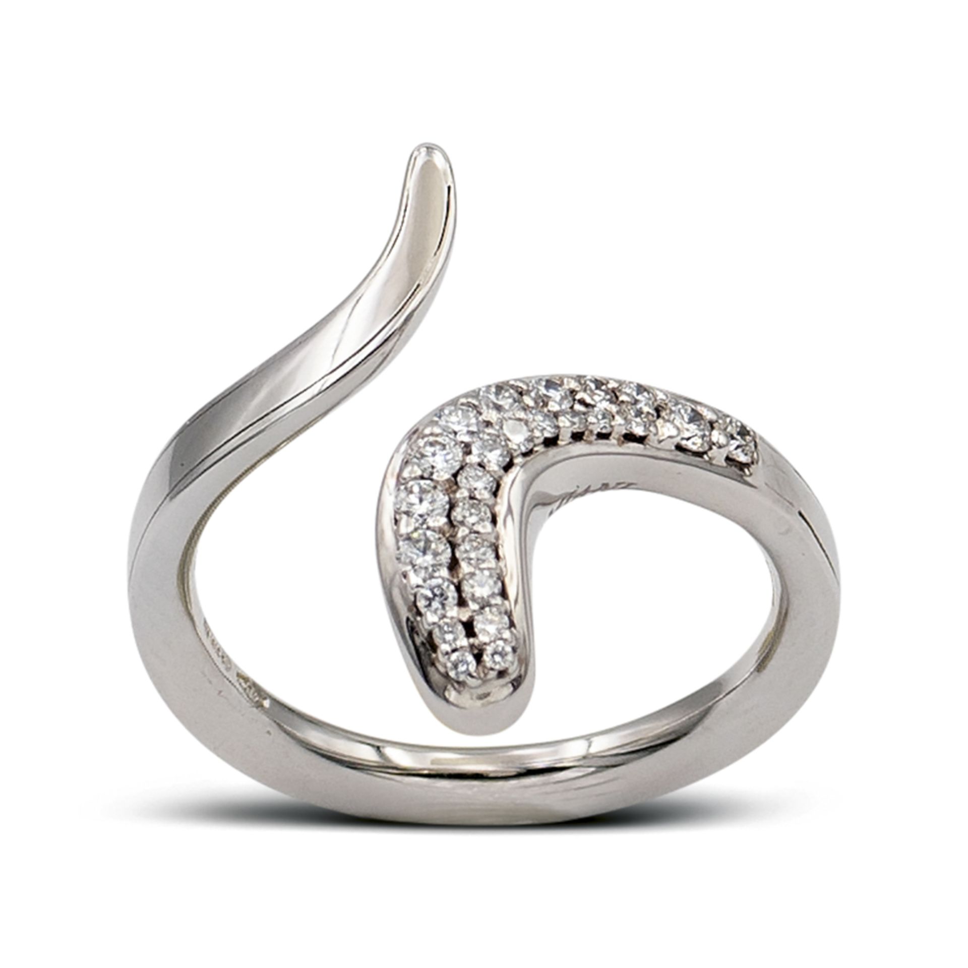 Damiani "Eden" collection ring weight 3,8 gr.