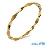 18kt gold bangle bracelet weight 6,9 gr.