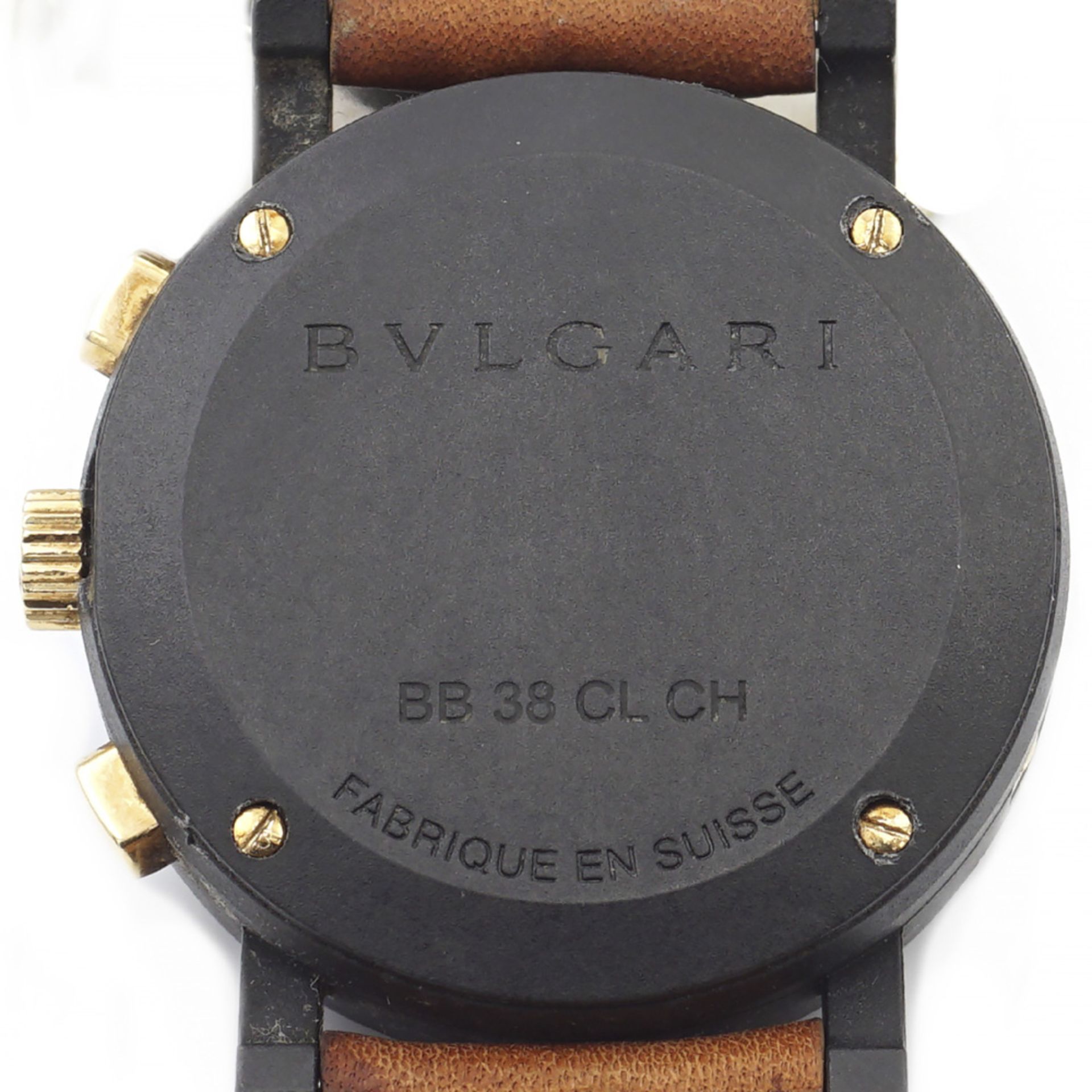 Bulgari Carbongold Roma, wrist chronograph 2000s - Image 2 of 3