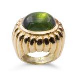 David Webb, 18kt gold ring 1970/80s weigth 34,8 gr.