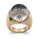 Maubussin Paris "Transparence" collection ring Paris weight 20 gr