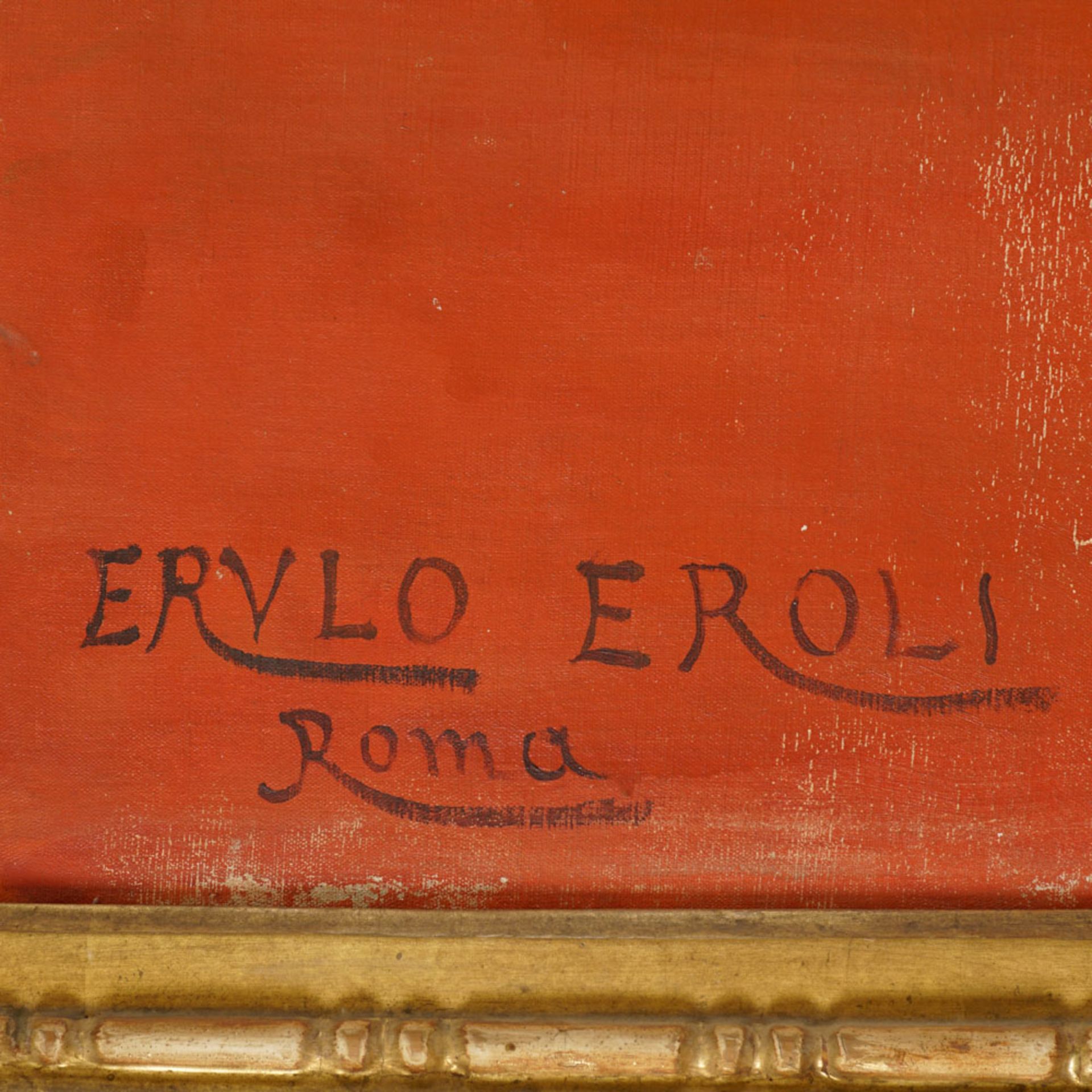 Erulo Eroli Roma 1854 - 1916 248x155 cm. - Image 3 of 3