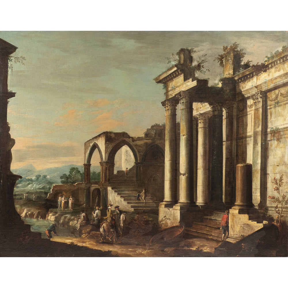 Antonio Visentini Venezia 1688-1782 118x153 cm.