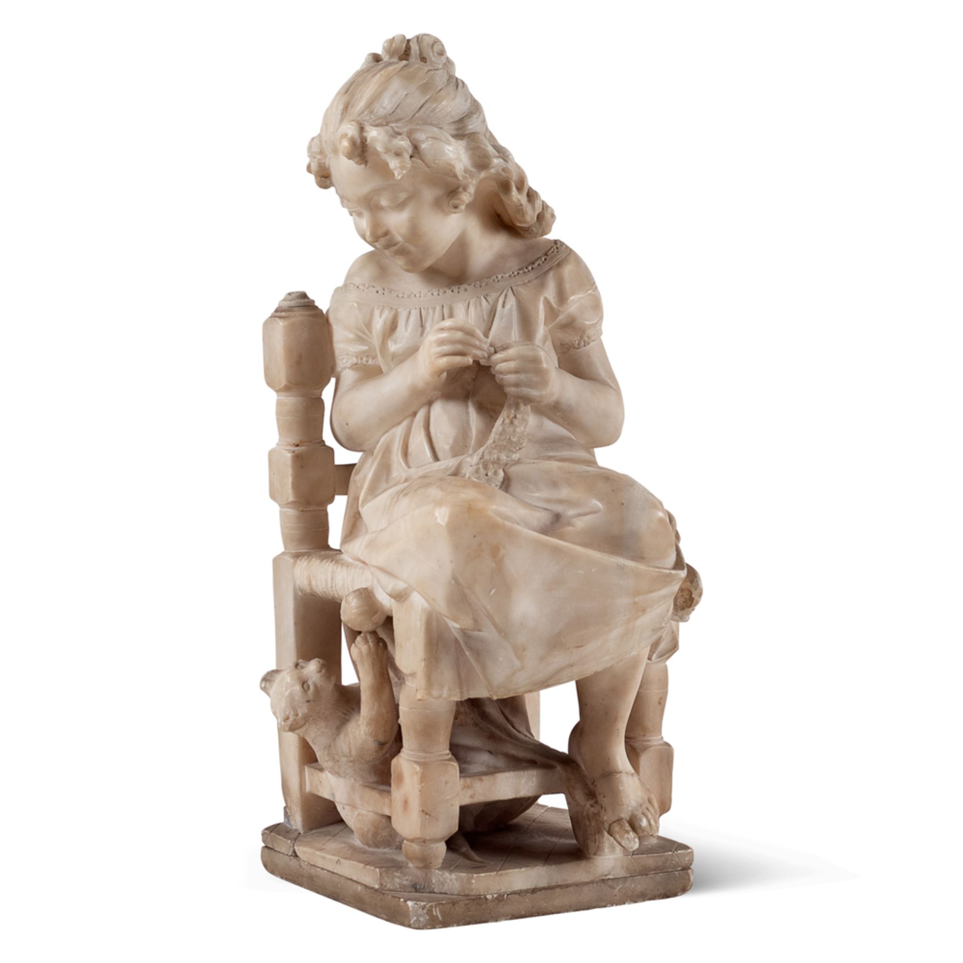 Italian sculpture 19th-20th century 46x18x20 cm.