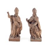 Pair of terracotta sculptures Italy, 18th-19th century h. 40 cm.