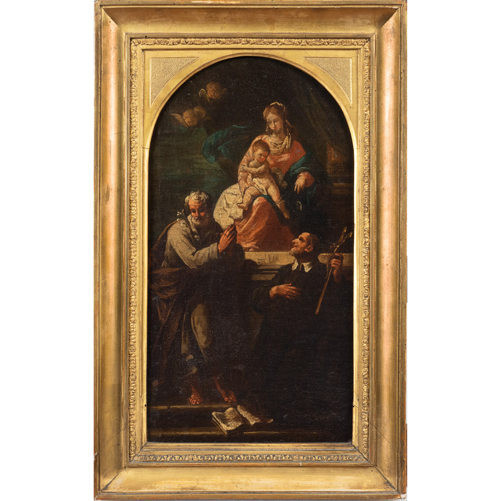 Bolognese school 17th century 45x24 cm.