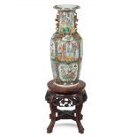 Canton porcelain vase China, 19th century h. 61 cm.