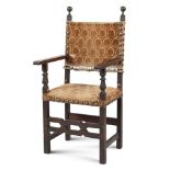 Renaissance style armchair Tuscany, 18th-19th century 128x61x53 cm.