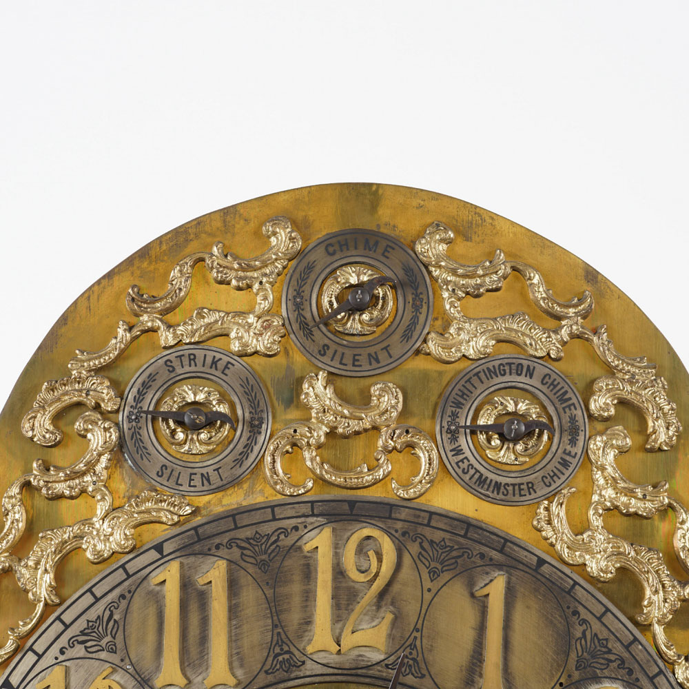 Grandfather clock with mercury pendulum England, 19th-20th century 270x65x43 cm. - Image 2 of 2