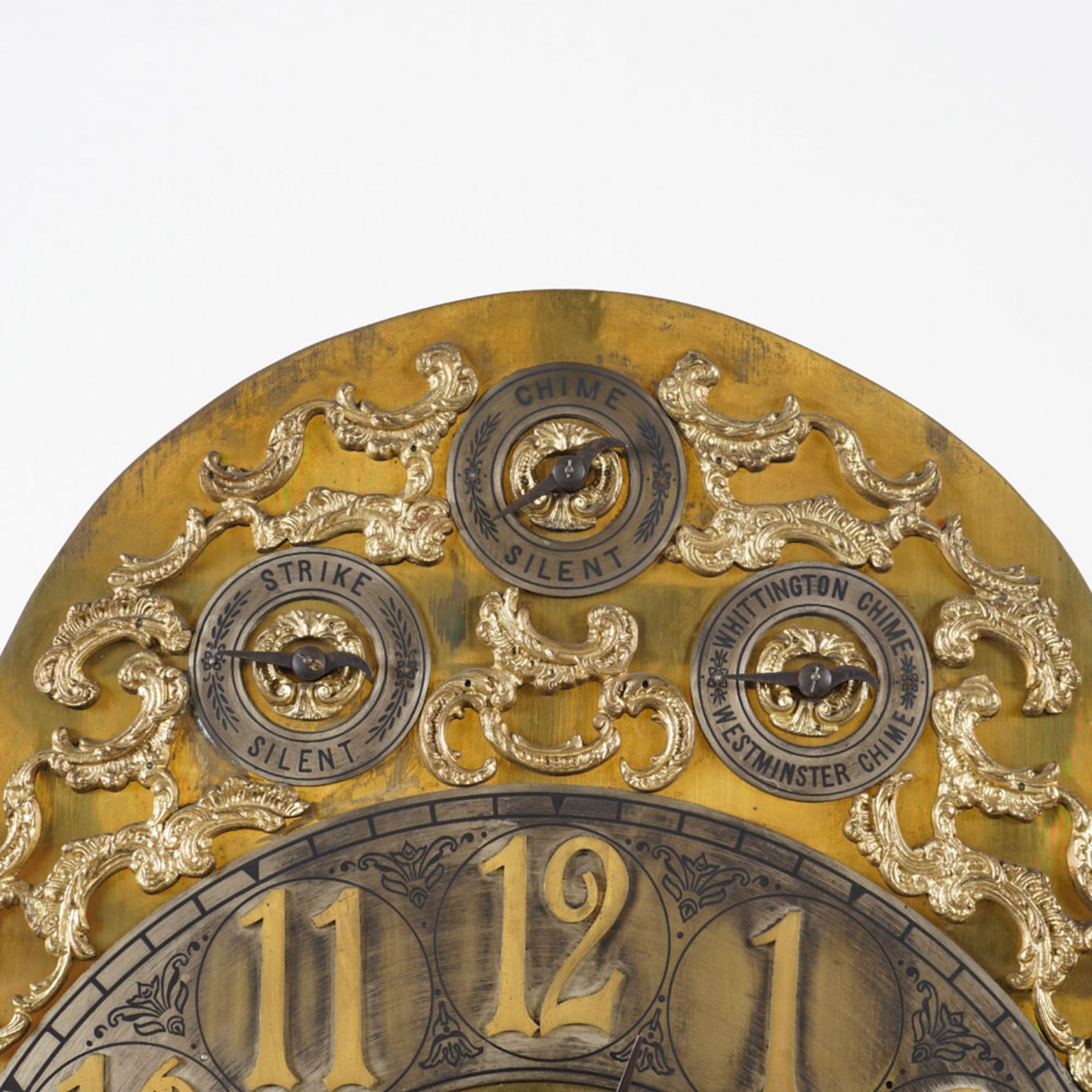 Grandfather clock with mercury pendulum England, 19th-20th century 270x65x43 cm. - Bild 2 aus 2