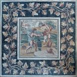 Mosaic panel Italy, 20th century 160x160 cm.
