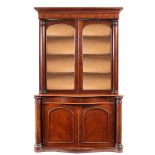 Mahogany furniture England, late 19th century 223x137x46 cm.