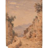 Italian painter 19th century 30x20 cm.