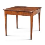 Walnut game table Italy, 19th century 75x83x83 cm.