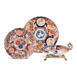 Group of Imari porcelain objects (3) 18th - 19th century