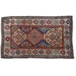 Caucasian carpet 20th century 235x137 cm.