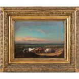 Italian painter 19th century 25,5x34 cm.