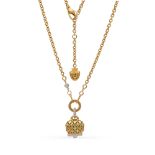 Chantecler, Campanelle collection necklace with pendant Capri weight 34,2 gr.