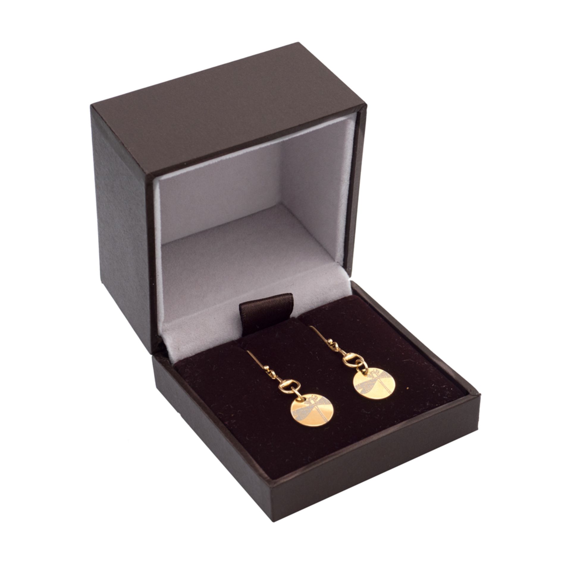 Gucci, Flora collection pendant earrings weight 4,8 gr. - Image 3 of 3