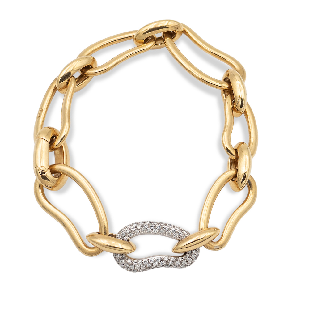 Pomellato, 18kt yellow gold bracelet weight 46,2 gr.