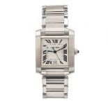 Cartier Tank Française, wrist watch 2000s weight 94,74 gr.