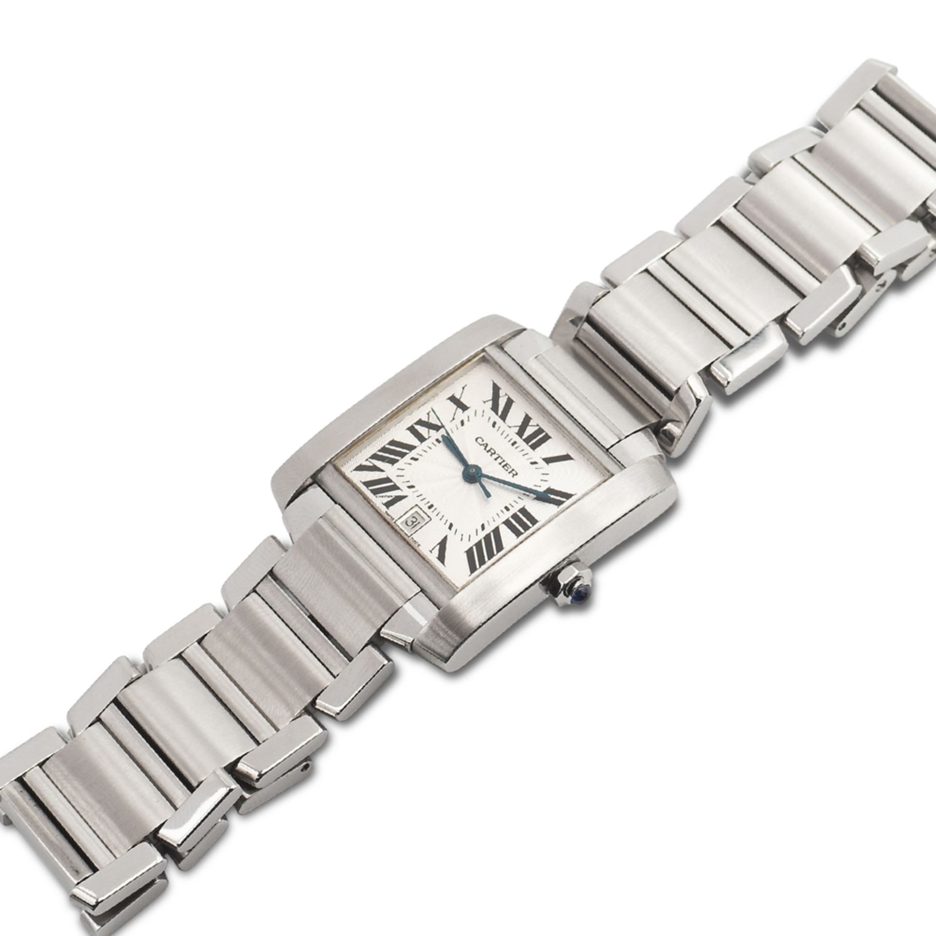 Cartier Tank Française, wrist watch 2000s weight 94,74 gr. - Image 2 of 4