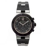 Bulgari Diagono Alluminium, chronograph wrist watch