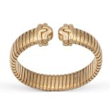 Bulgari, Parentesi collection tubogas bracelet weight 75,3 gr.