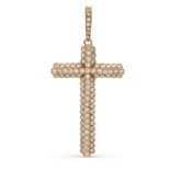 Cartier, 18kt gold cross shaped pendant weight 5 gr.