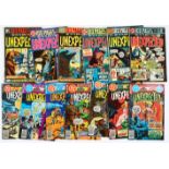 Unexpected (1974-80) 157-162, 189-195. #189-195 cents copies [vg-fn/vfn-] (13). No Reserve