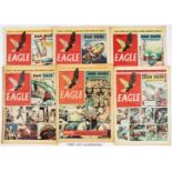 Eagle Vol 1 (1950-51) 2-52. 17 issues worn and taped spines [gd-/gd], a few [fn], balance [vg] (51).